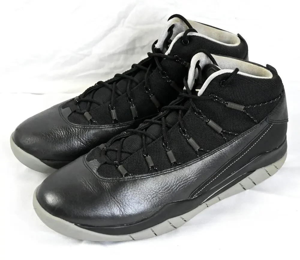 Air Jordan Prime Flight Black Wolf Gray Men's 11 616846-005